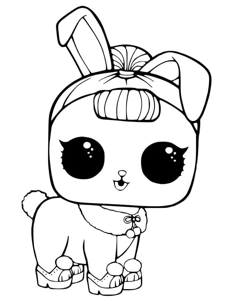 Crystal Bunny LOL Pets Boyama Sayfası