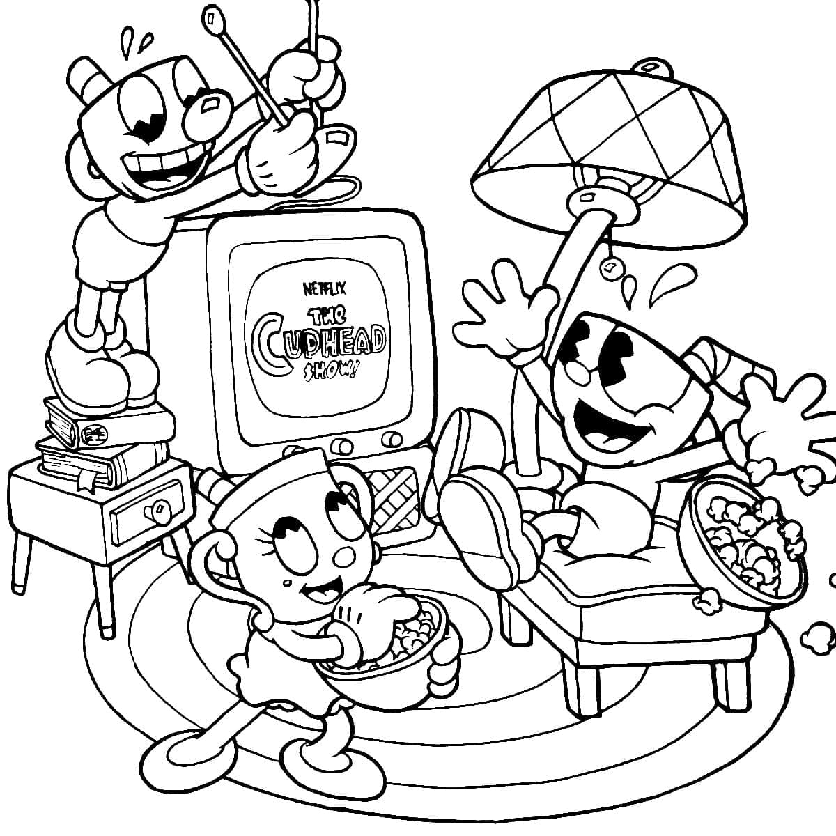 Cuphead (15) Boyama Sayfası