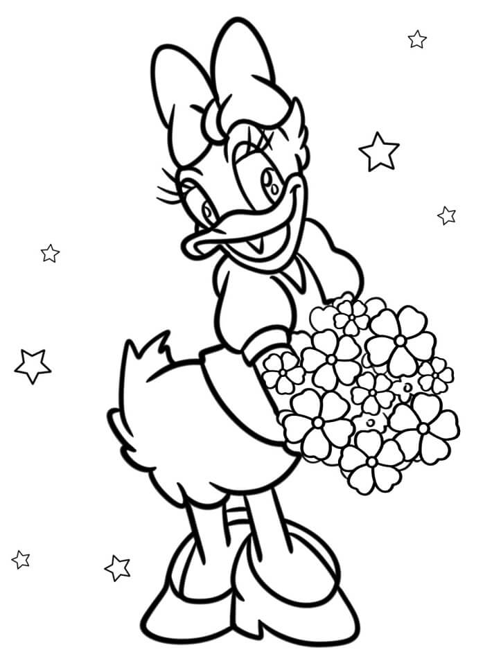 Daisy Duck (1) Boyama Sayfası