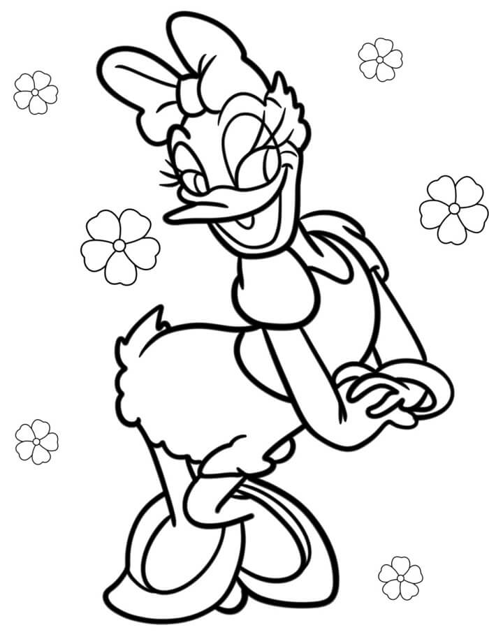 Daisy Duck (11) Boyama Sayfası