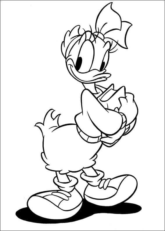 Daisy Duck (3) Boyama Sayfası