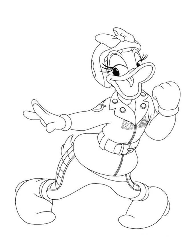 Daisy Duck (4) Boyama Sayfası