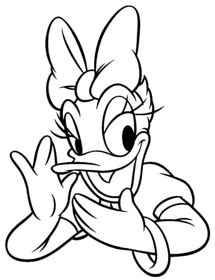 Daisy Duck (5) Boyama Sayfası