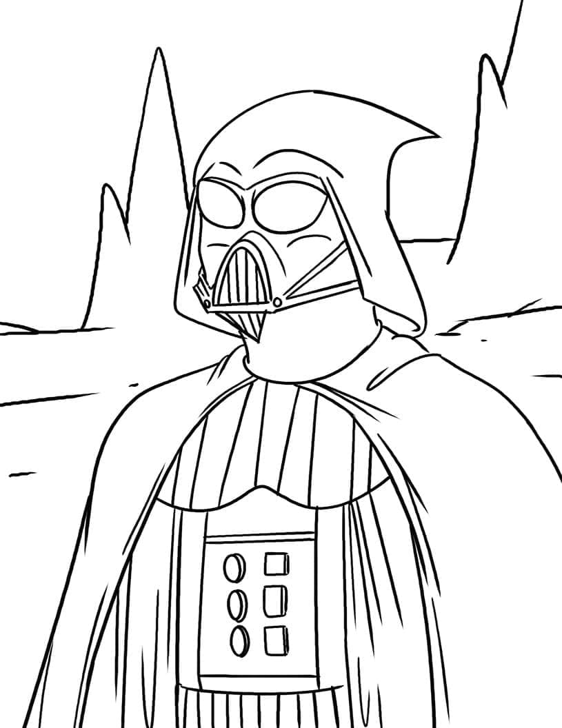 Darth Vader (1) Boyama Sayfası