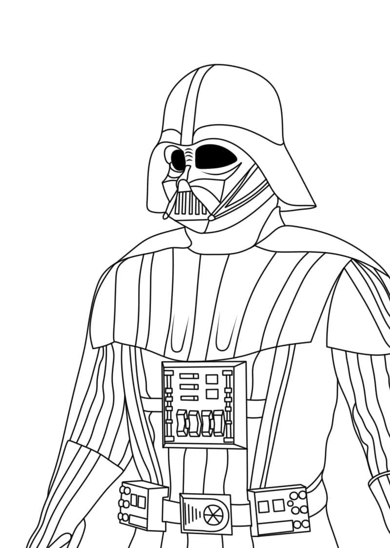 Darth Vader (11) Boyama Sayfası