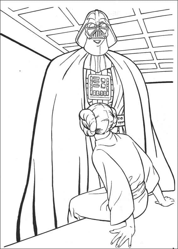 Darth Vader (13) Boyama Sayfası