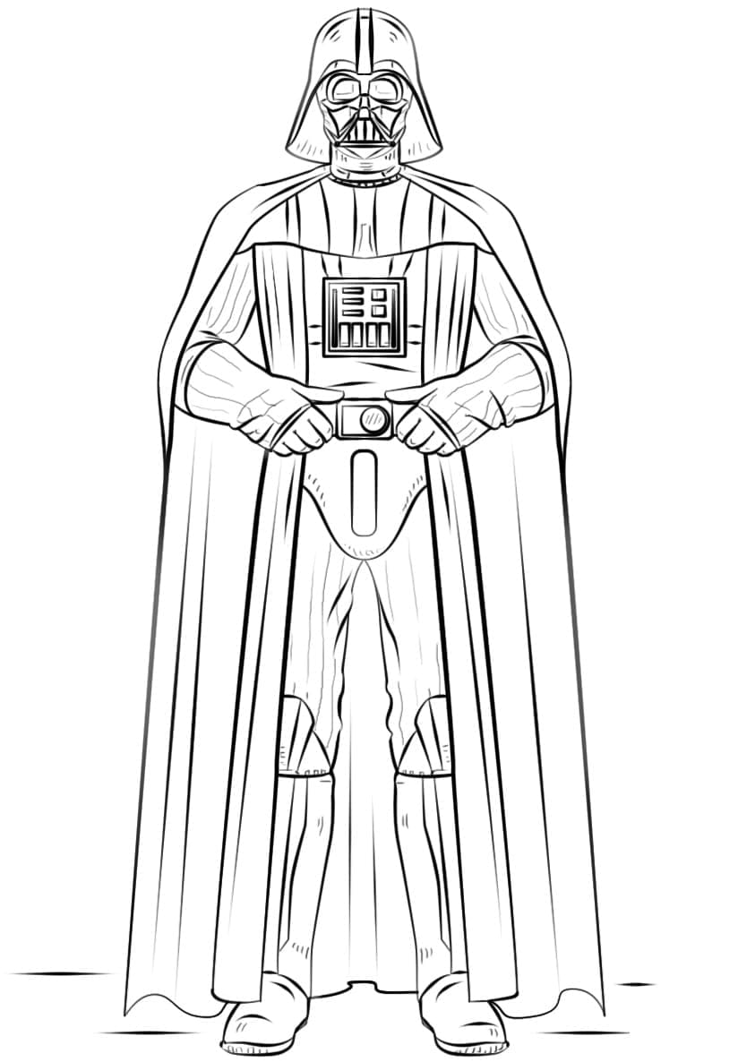 Darth Vader (16) Boyama Sayfası