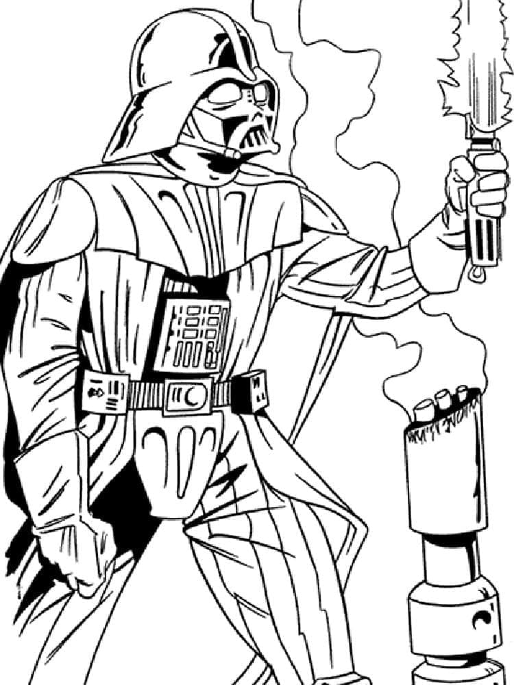 Darth Vader (2) Boyama Sayfası