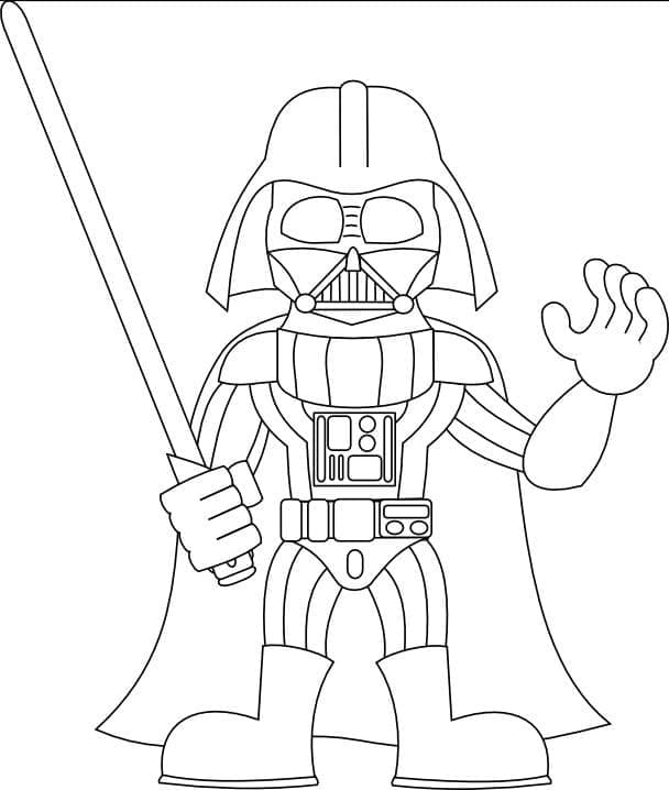Darth Vader (7) Boyama Sayfası