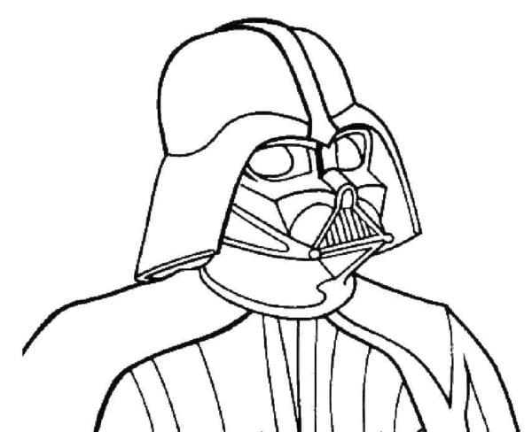 Darth Vader Bedava Yazdır Boyama Sayfası