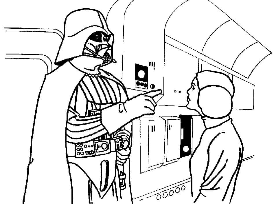 Darth Vader Boyama Boyama Sayfası