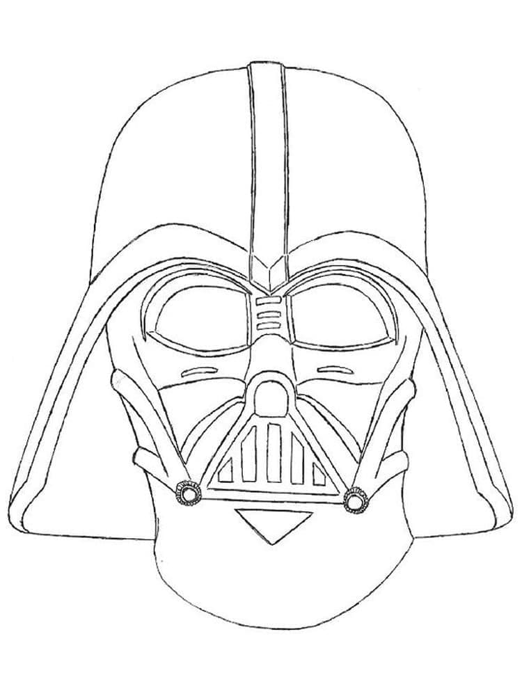 Darth Vader Ücretsiz Boyama Sayfası