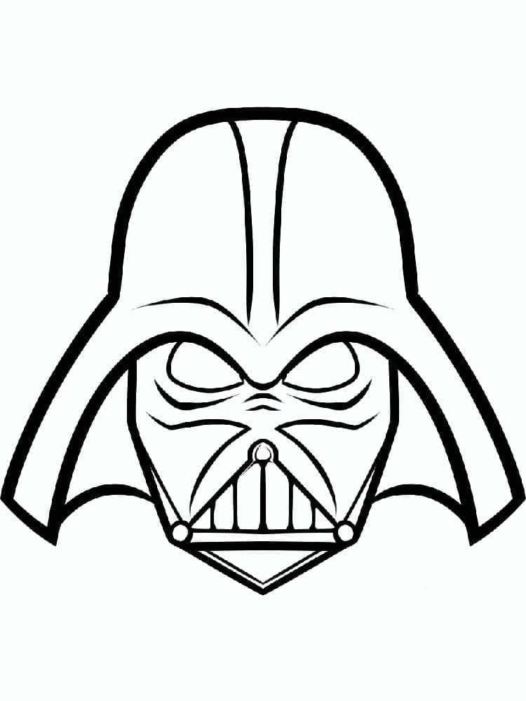 Darth Vader Yazdırılabilir Ücretsiz Boyama Sayfası