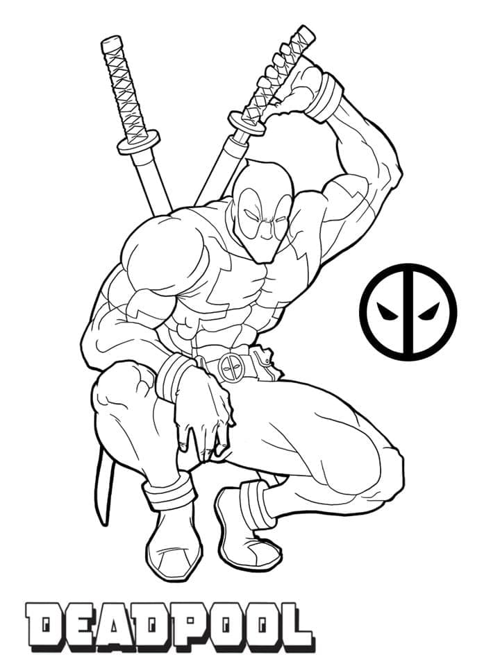 Deadpool (10) Boyama Sayfası