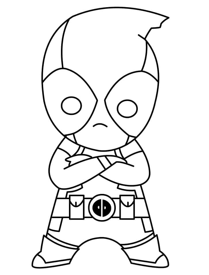 Deadpool (3) Boyama Sayfası
