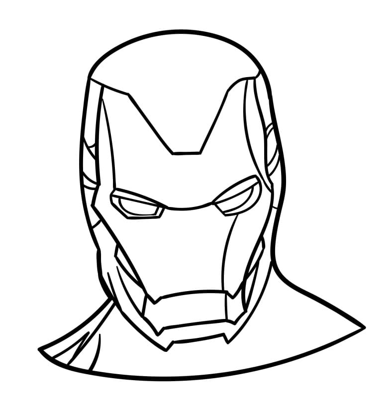 Demir Adam Marvel Dünyası Boyama Sayfası