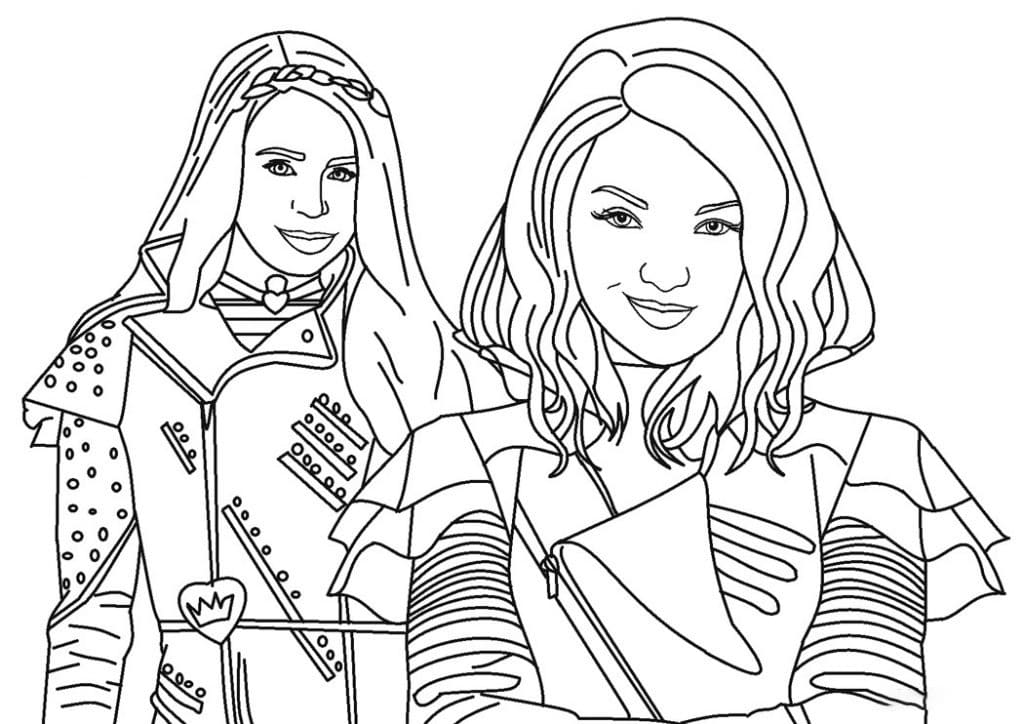 Descendants (2) Boyama Sayfası