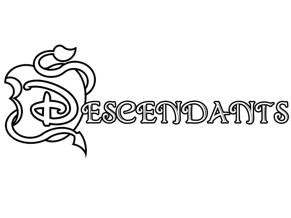 Descendants (9) Boyama Sayfası