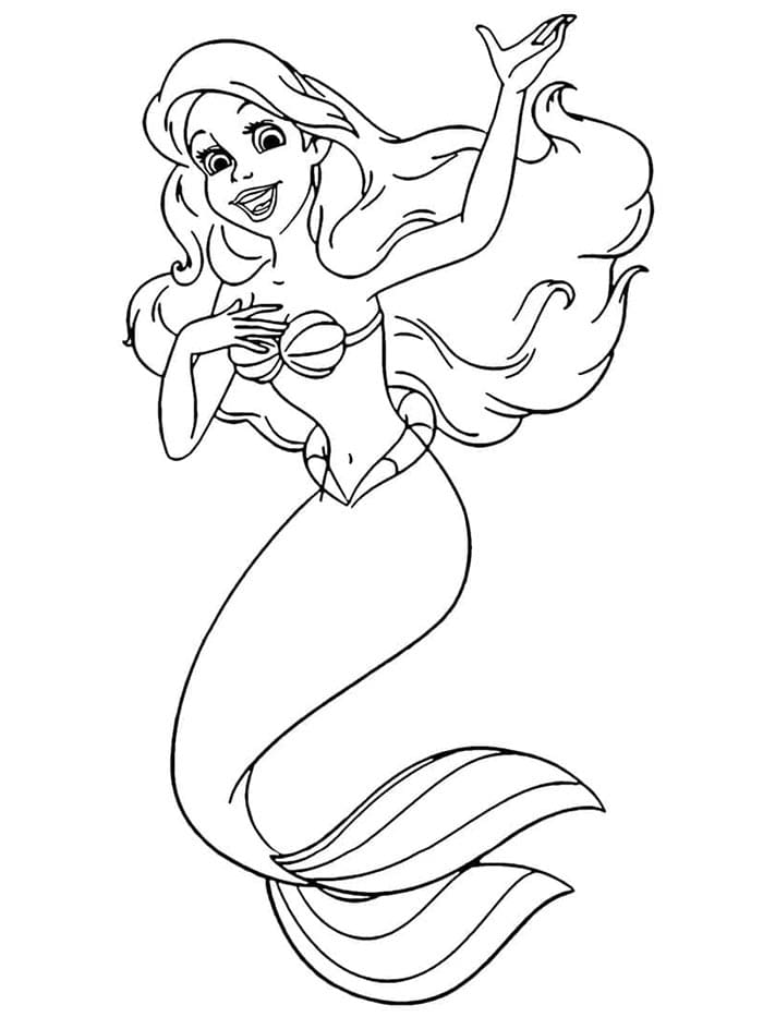 Disney Ariel Boyama Sayfası