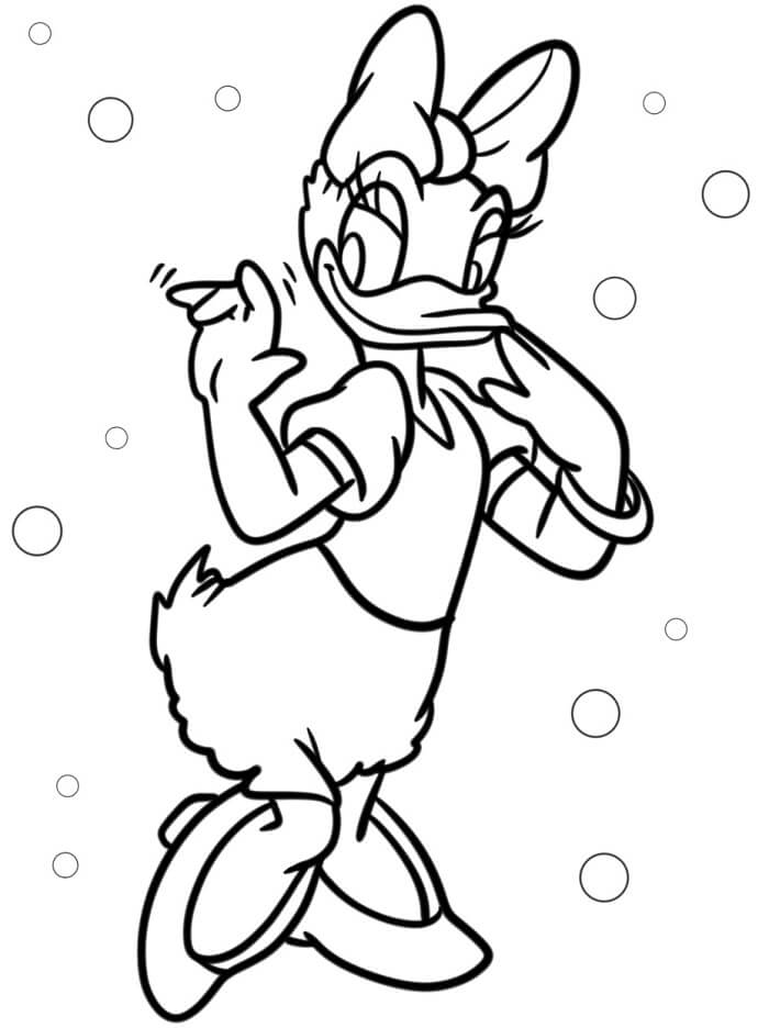 Disney Daisy Duck Boyama Sayfası