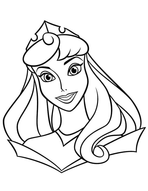 Disney Uyuyan Güzel Boyama Sayfası