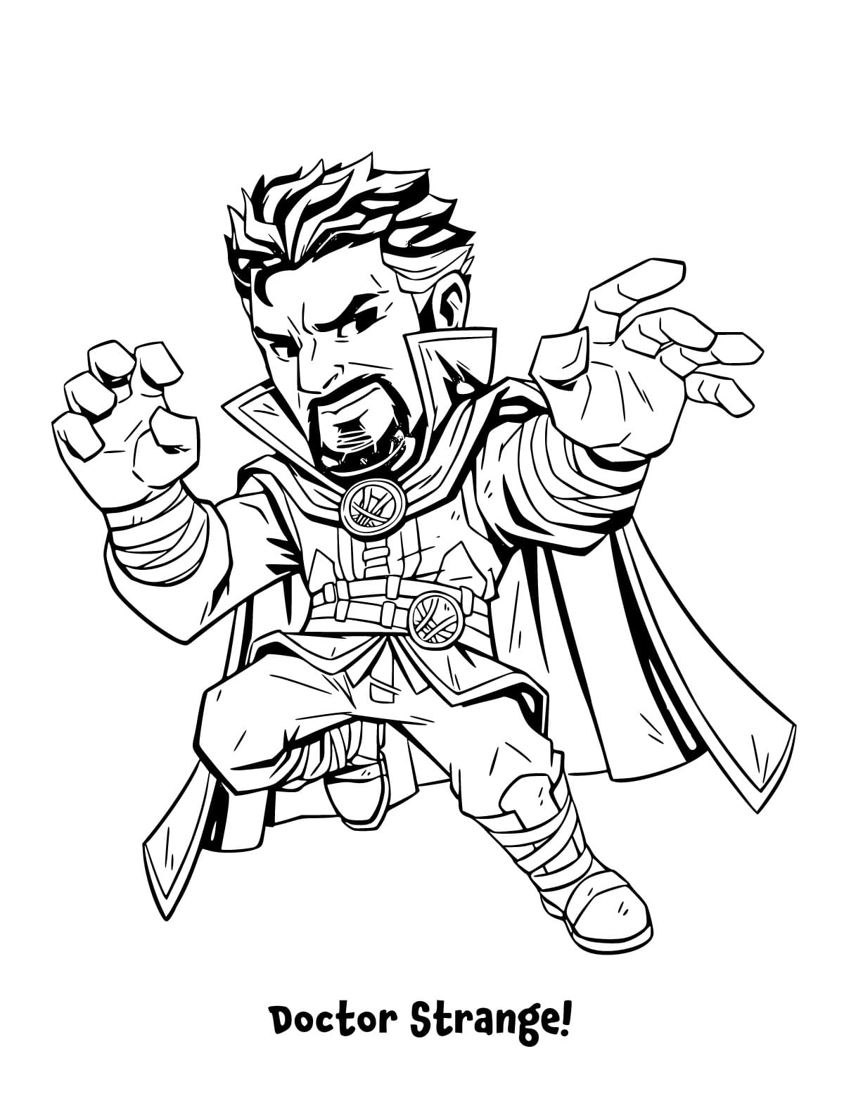 Doctor Strange Boyama Sayfaları