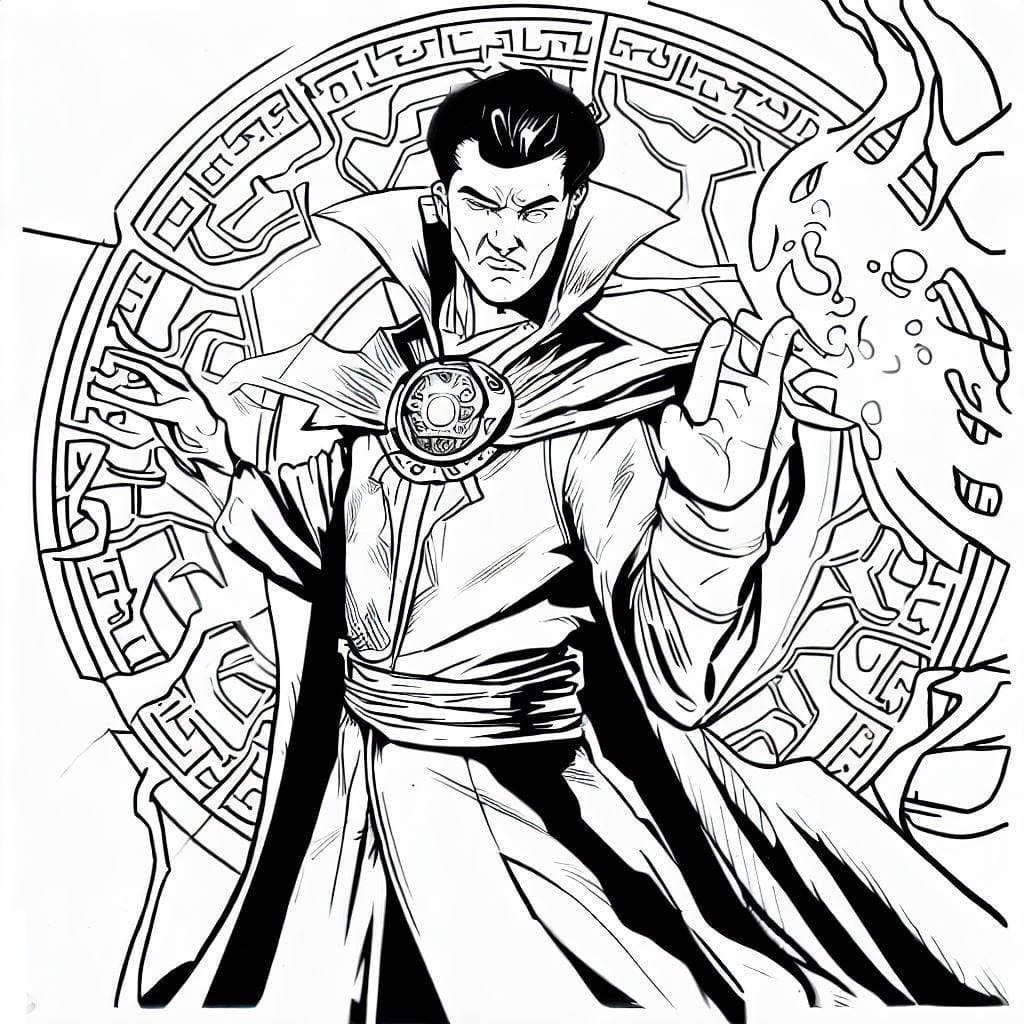Doctor Strange (6) Boyama Sayfası