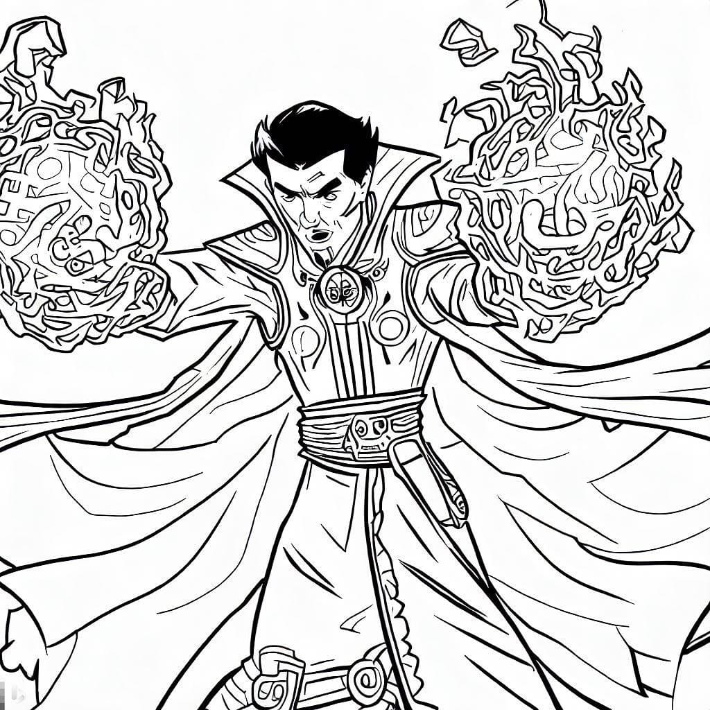 Doctor Strange (7) Boyama Sayfası