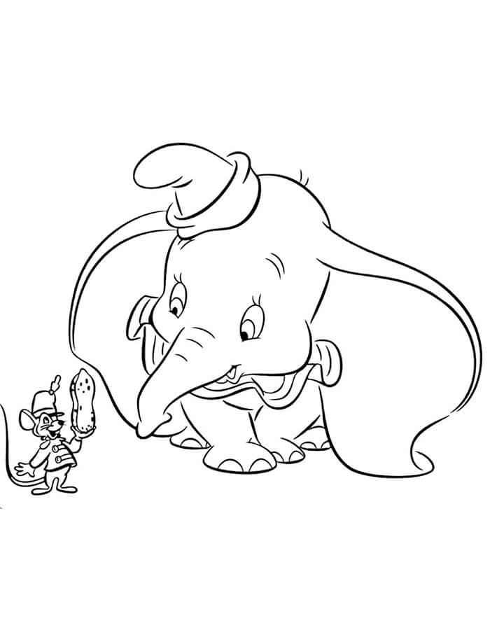 Dumbo (14) Boyama Sayfası