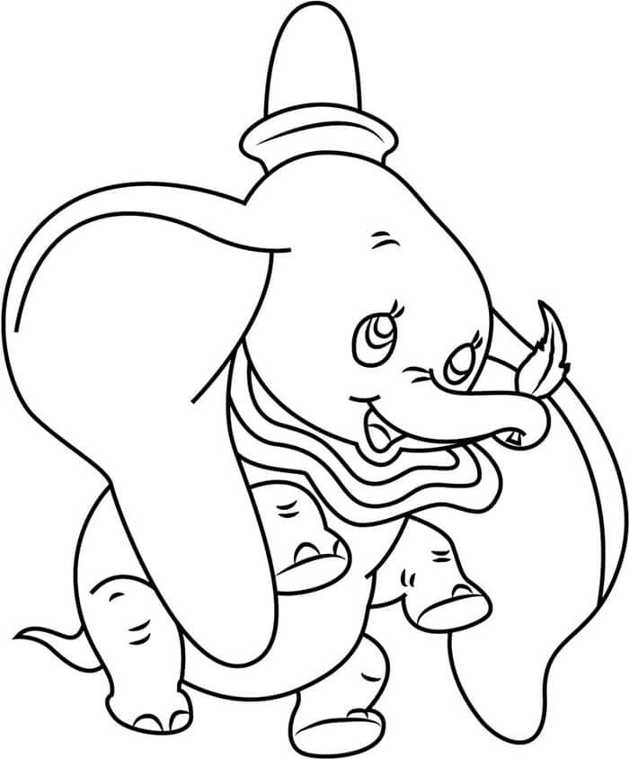 Dumbo (2) Boyama Sayfası