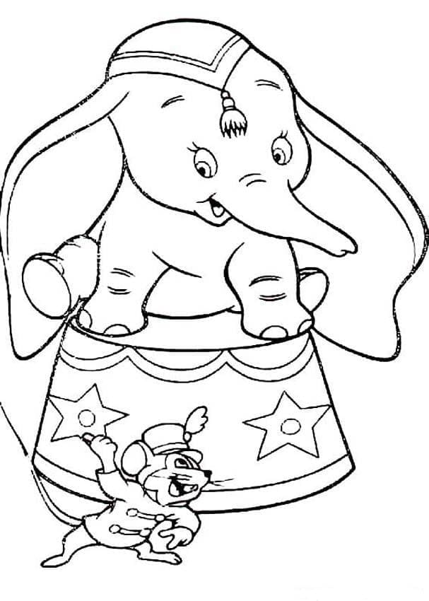 Dumbo (3) Boyama Sayfası