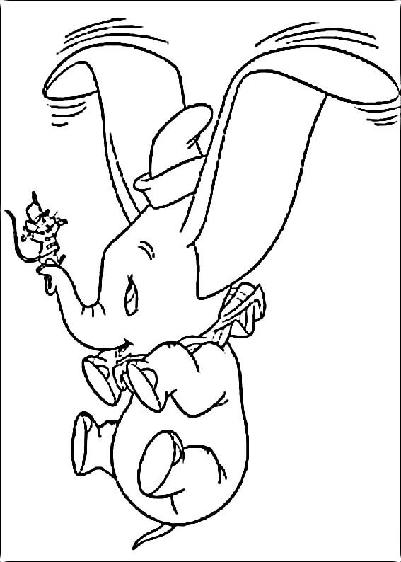Dumbo (5) Boyama Sayfası