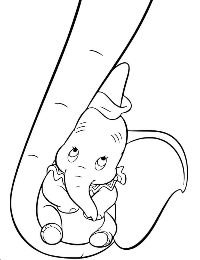 Dumbo (7) Boyama Sayfası
