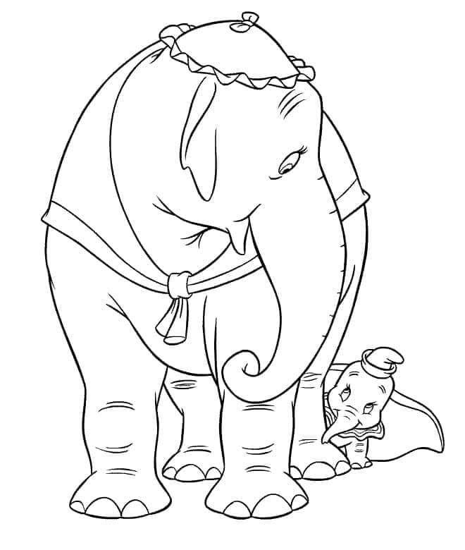 Dumbo (8) Boyama Sayfası