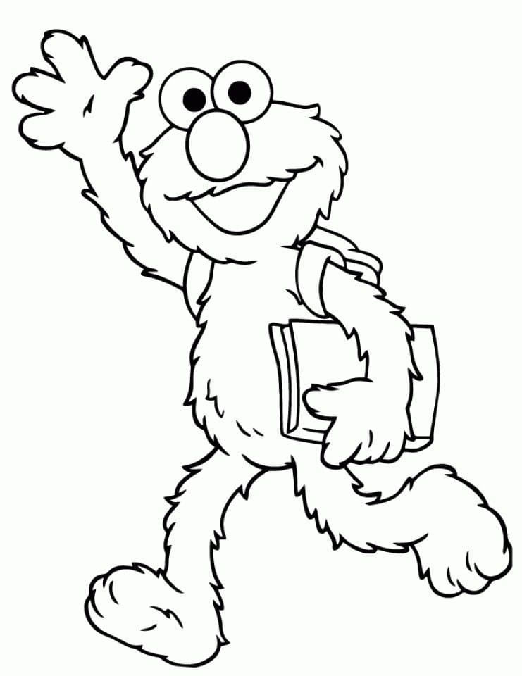 Elmo (1) Boyama Sayfası