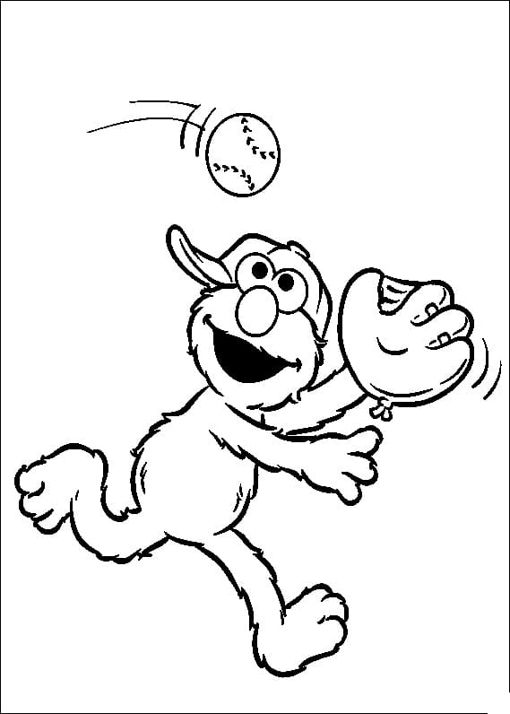 Elmo (11) Boyama Sayfası