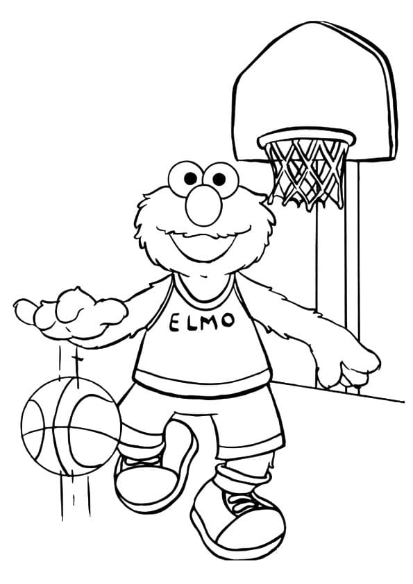 Elmo (12) Boyama Sayfası
