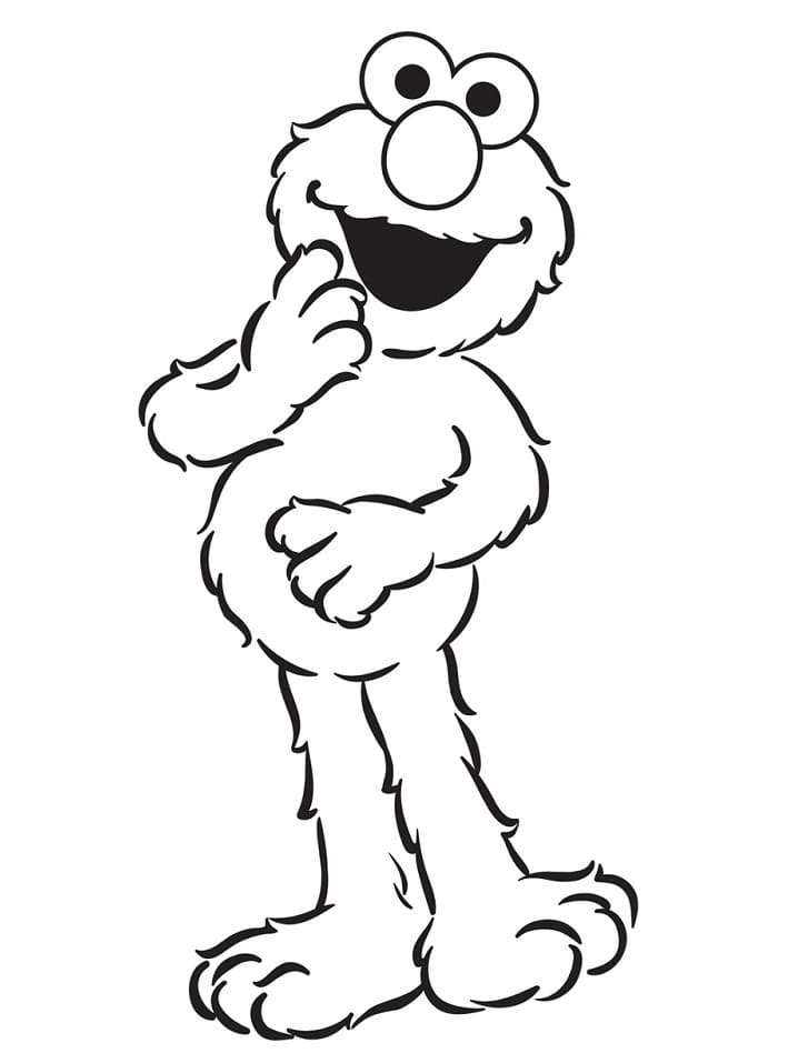Elmo (16) Boyama Sayfası