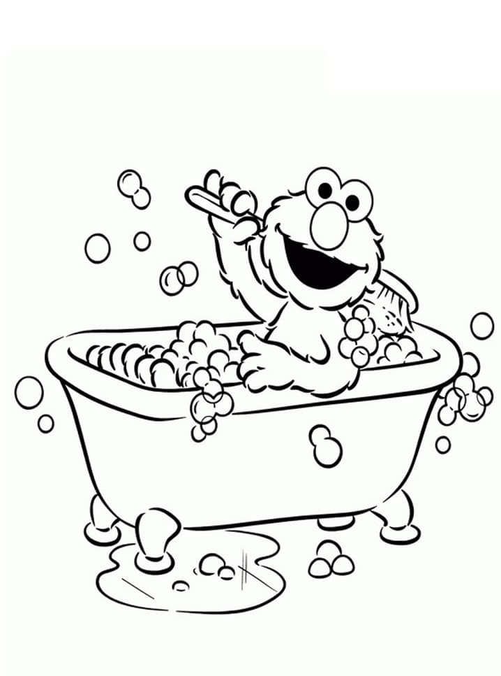 Elmo (2) Boyama Sayfası