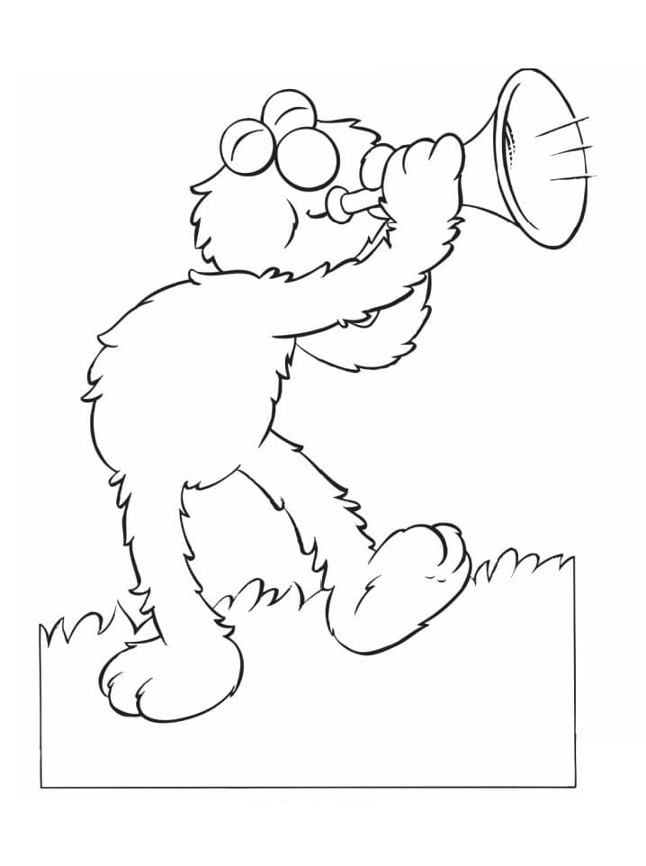 Elmo (3) Boyama Sayfası