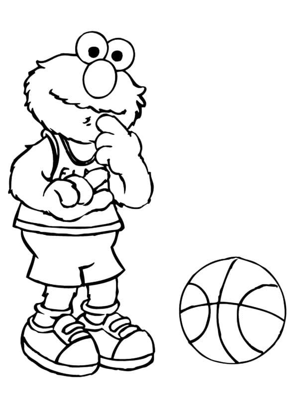Elmo (8) Boyama Sayfası