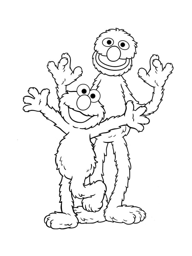Elmo (9) Boyama Sayfası