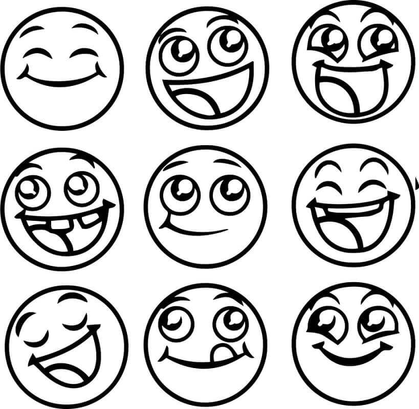 Emoji (14) Boyama Sayfası