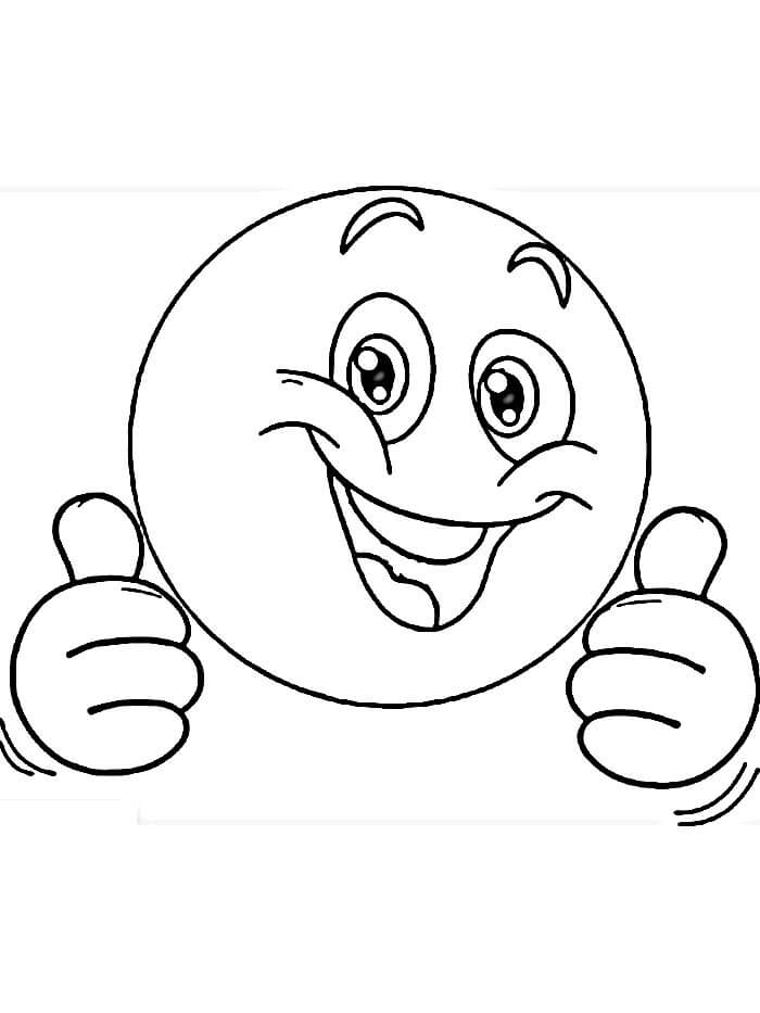 Emoji (15) Boyama Sayfası
