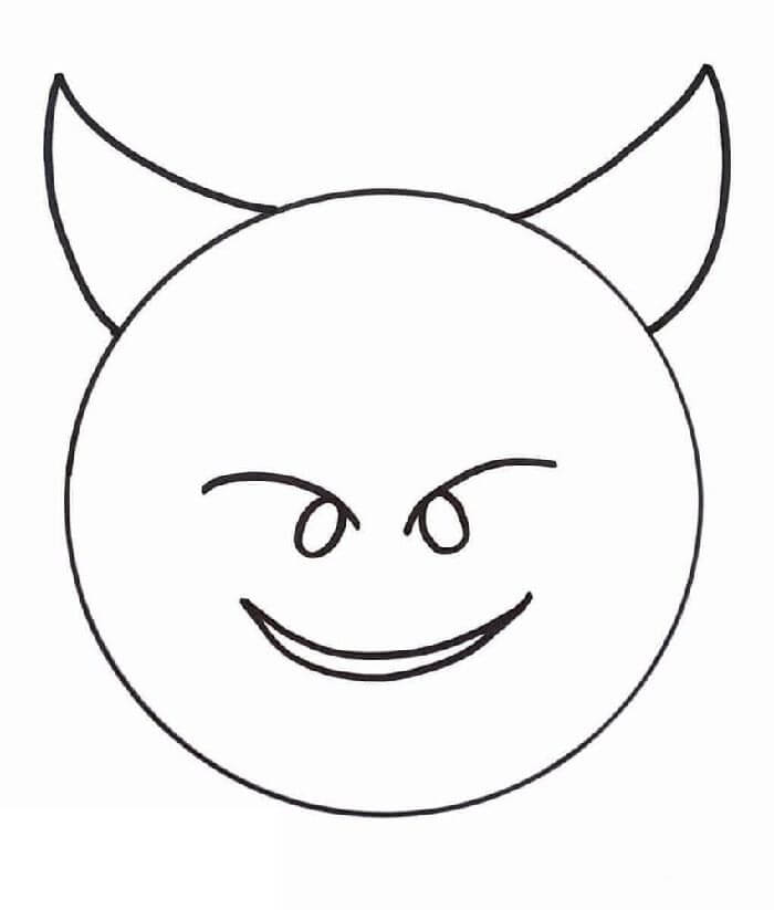 Emoji (4) Boyama Sayfası