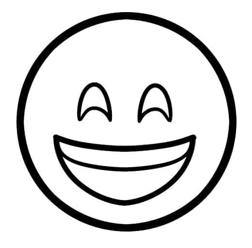 Emoji (5) Boyama Sayfası