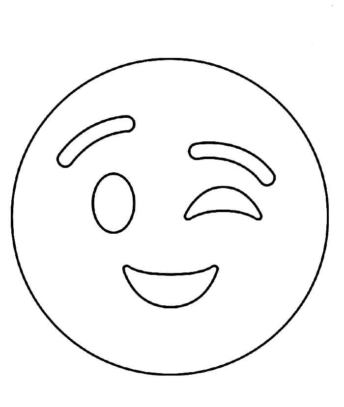 Emoji (9) Boyama Sayfası