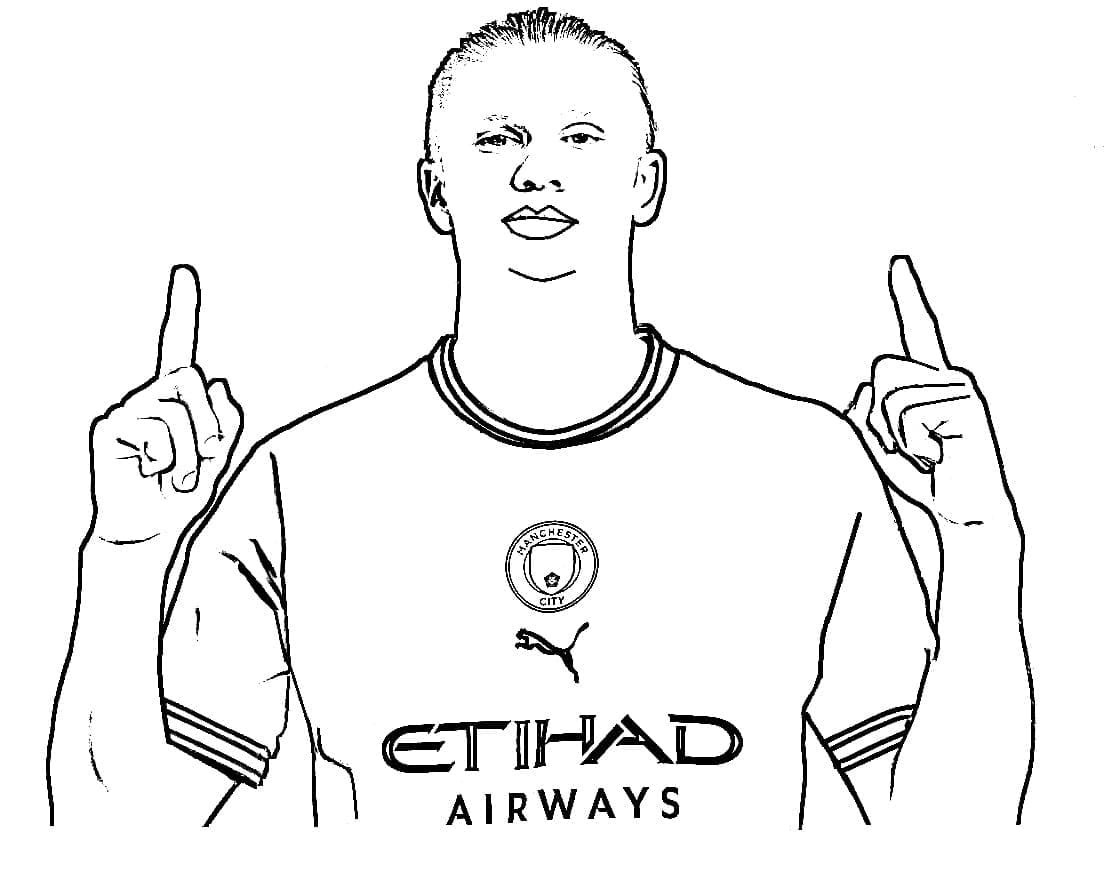 Erling Haaland (4) Boyama Sayfası