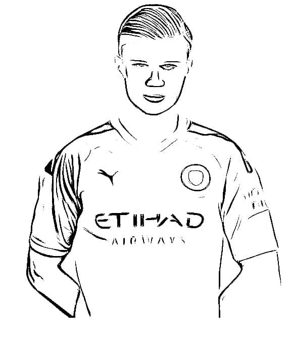 Erling Haaland (5) Boyama Sayfası