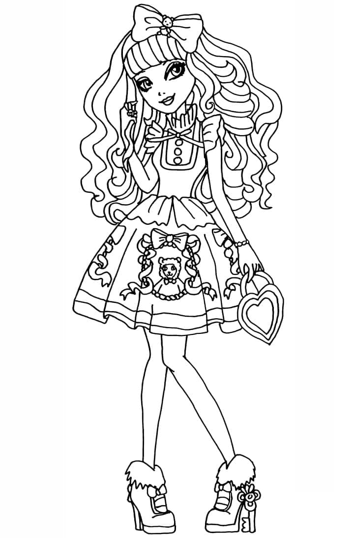 Ever After High bedava Boyama Sayfası
